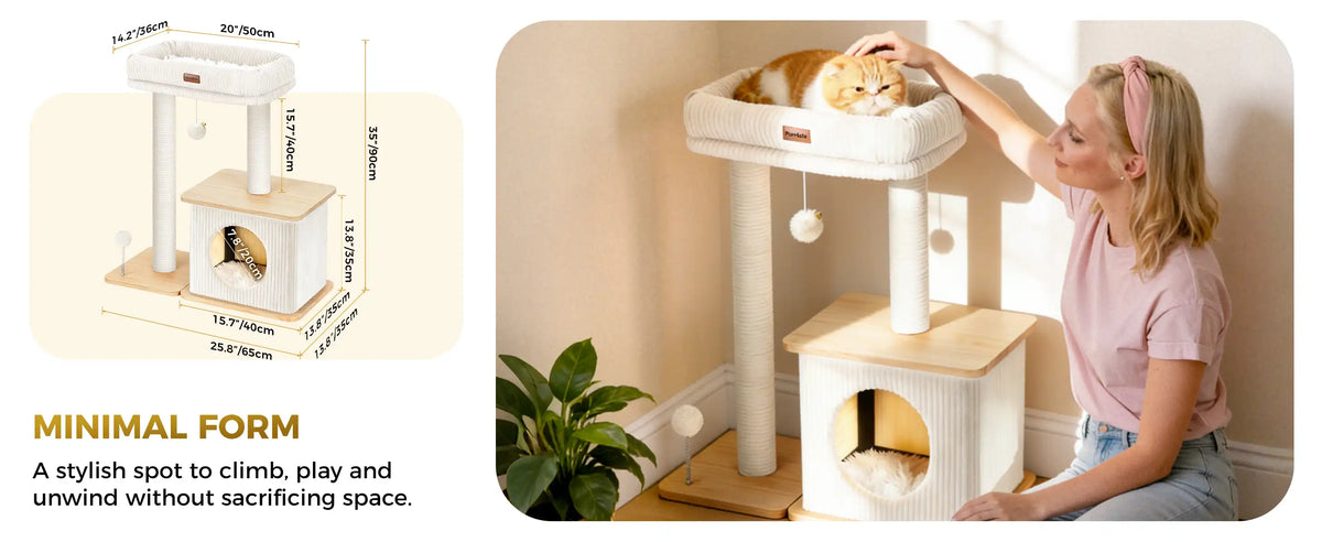 MINIMAL FORM
A stylish spot to climb, play and
unwind without sacrificing space.