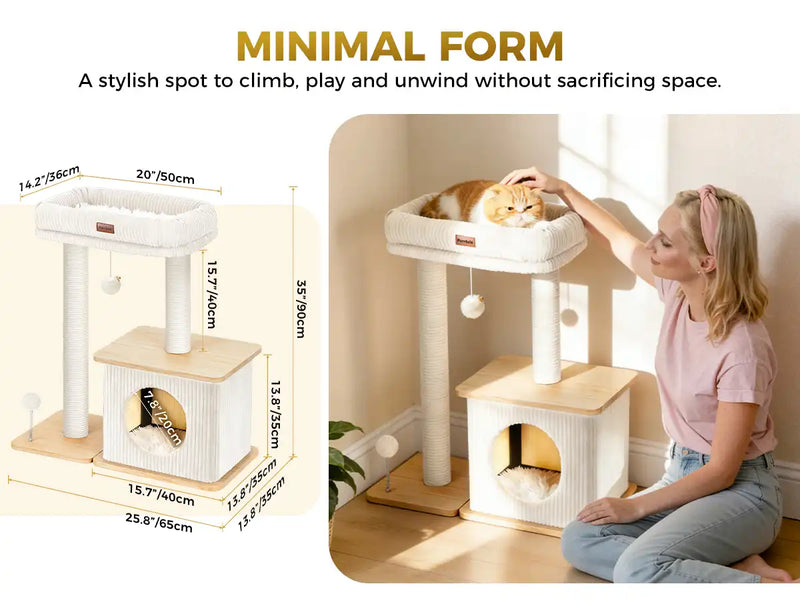 MINIMAL FORM
A stylish spot to climb, play and unwind without sacrificing space.
