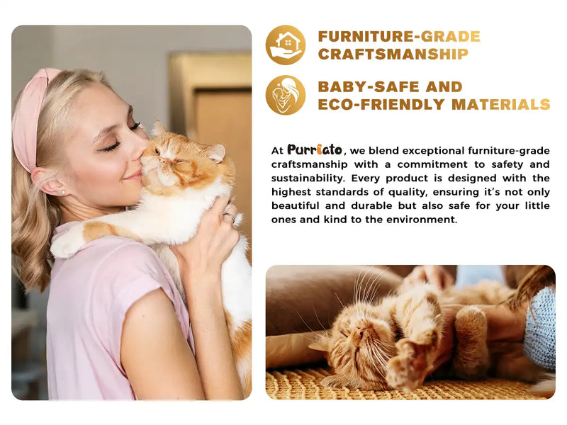 FURNITURE-GRADE CRAFTSMANSHIP
BABY-SAFE AND ECO-FRIENDLY MATERIALS