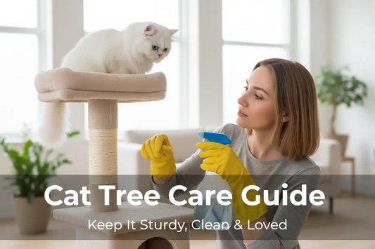 Purrlato Cat Tree Maintenance & Care Guide – Keep It Sturdy, Clean, and Loved by Your Cat