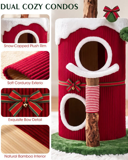 [Seasonal Exclusive] Christmas Cat Tower