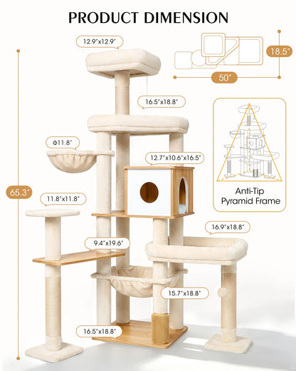 Heavy-Duty Activity Cat Tower