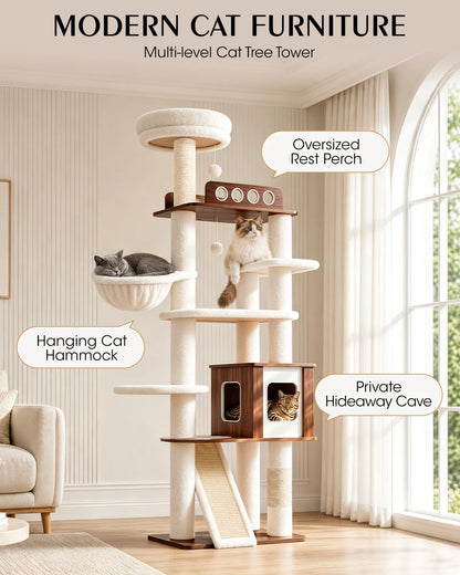 Tall & Narrow Cat Tower