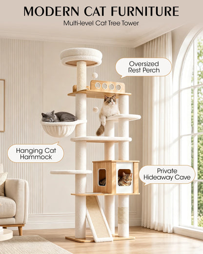 Tall & Narrow Cat Tower