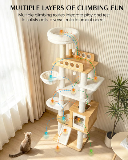 Tall & Narrow Cat Tower