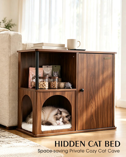 Sofa-Side Cat Scratch End Table