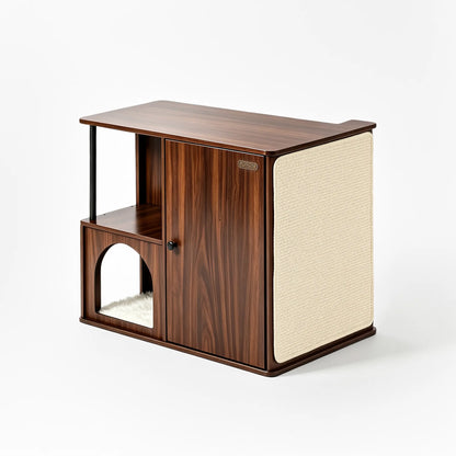 Sofa-Side Cat Scratch End Table