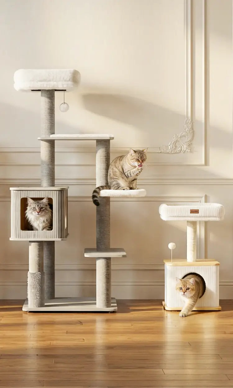 purrlato website banner mobile Designed for Cats' Comfort and Style | Purrlato cat tree