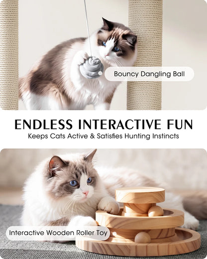 Corduroy Cat Tower