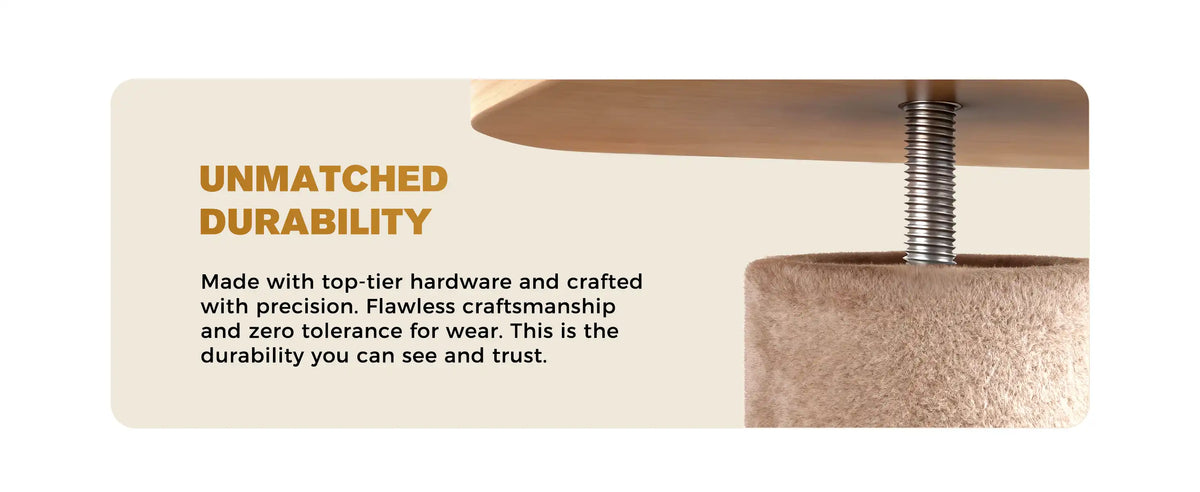 UNMATCHED DURABILITY
Made with top-tier hardware and crafted with precision. Flawless craftsmanship and zero tolerance for wear. This is the
durability you can see and trust.